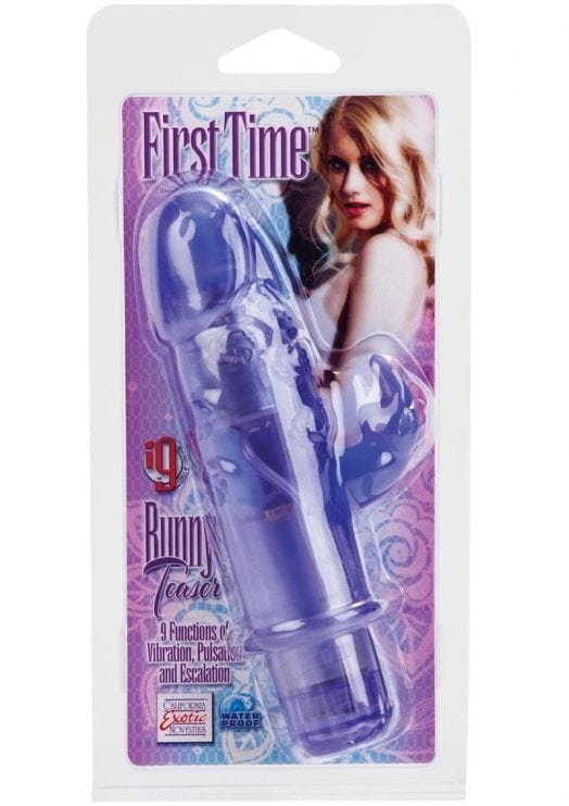 First Time Bunny Teaser Vibrator Waterproof Purple