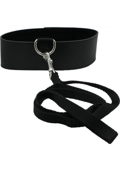Sex And Mischief Leash and Collar Black