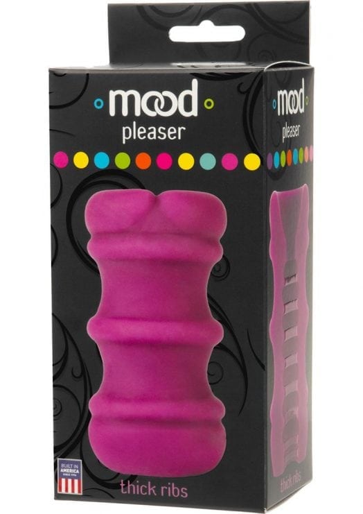 Mood Pleaser Thick Masturbator Purple 4.6 Inches