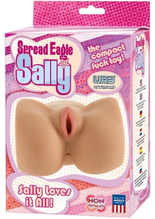 Spread Eagle Sally Realistic Masturbator Flesh