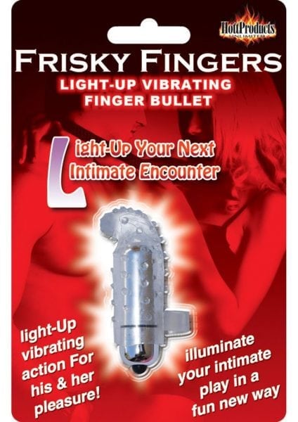 Frisky Finger Light Up Finger Massager Clear
