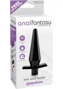 Anal Fantasy Mini Anal Teazer Vibe Waterproof 3.5 Inch Black