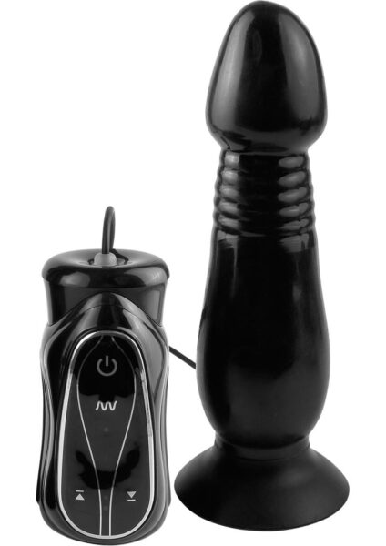 Anal Fantasy Vibrating Thruster Silicone Vibe Waterproof Black 5.5 Inch