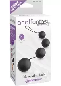 Anal Fantasy Deluxe Vibro Balls Black