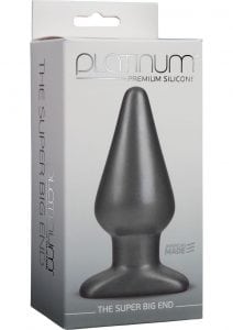 Platinum Silicone Super Big End Charcoal