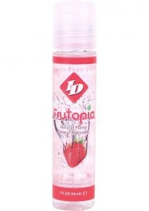Frutopia Natural Flavor Water Based Personal Lubricant Strawberry 1 Ounce Bottle