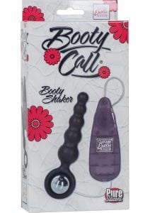 Booty Call Booty Shaker Silicone Remote Control Anal Probe Black 4 Inch