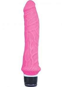 Timeless Classics Top Stud Silicone Waterproof Vibe Pink 9.5 Inch