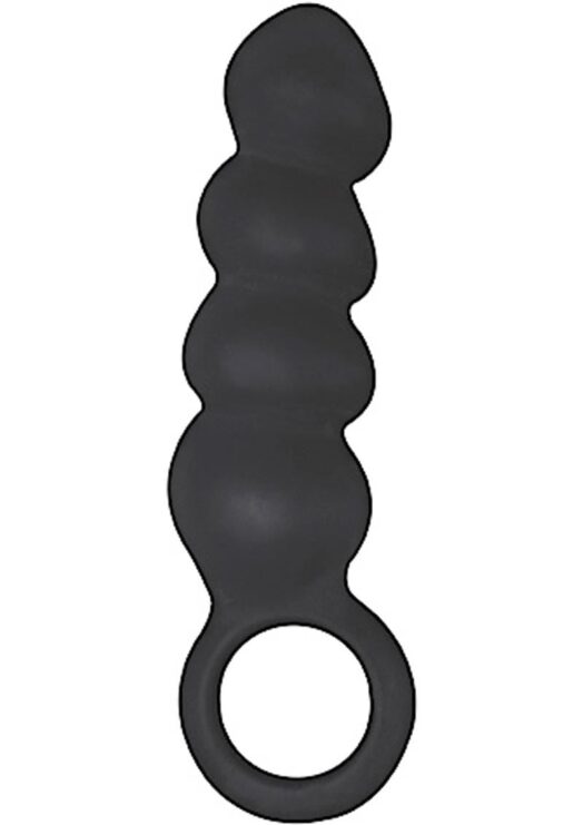 Ram Anal Trainer #2 Silicone Anal Beads Waterproof Black 5.5 Inch