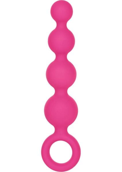 Coco Licious Silicone Booty Beads Pink 4.5 Inch