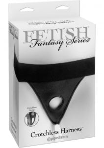 Fetish Fantasy Crotchless Harness Black