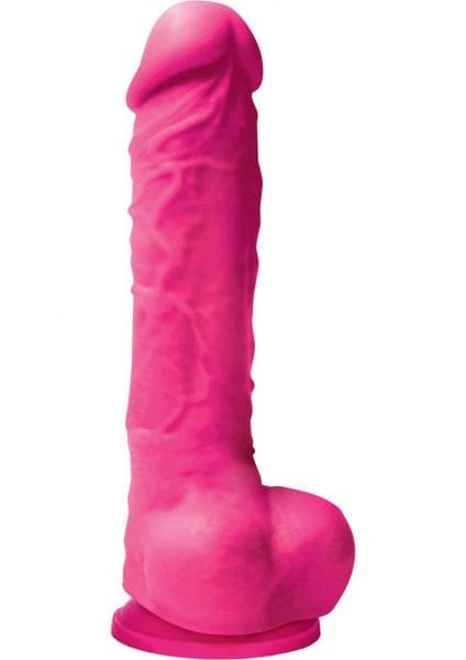 Colours Pleasures Silicone Dong Pink 8 Inch