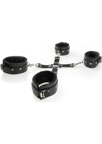 Fetish Fantasy Cumfy Hogtie Adjustable Black