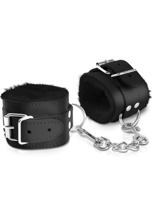 Fetish Fantasy Cumfy Cuffs Adjustable Black