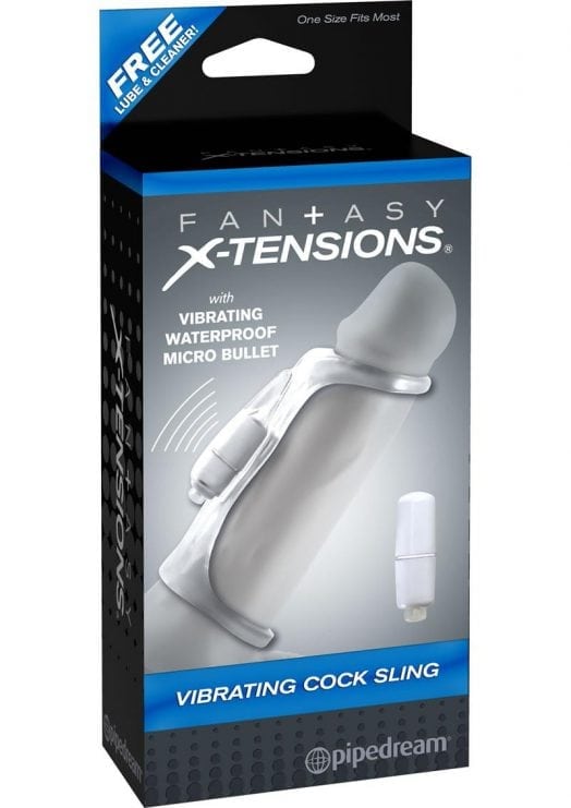 Fx Vibrating Cock Sling Clear