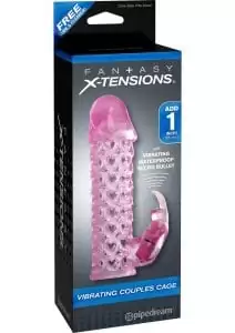 Fx Vibrating Couples Cage Pink