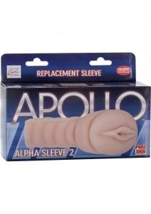Apollo Alpha Sleeve 2 Vagina Masturbator Replacement Sleeve Flesh 7.5 Inch