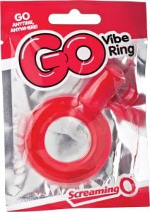 Go Vibe Ring Pop Red