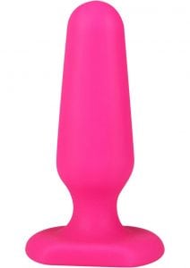 Hustler All About Anal Seamless Silicone Butt Plug Pink 3 Inch