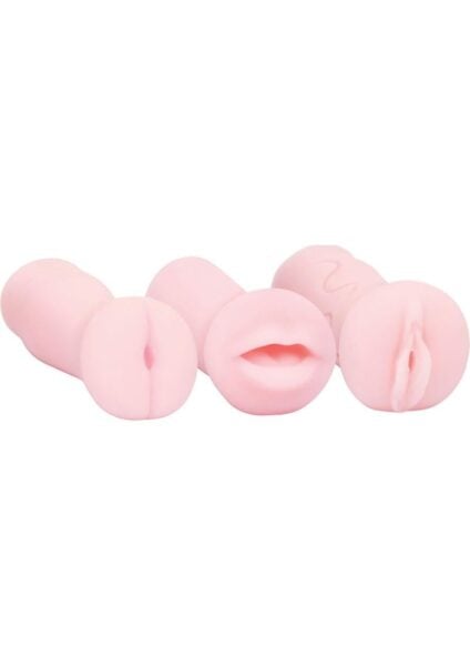 Pocket Pink Mini Masturbator Trio