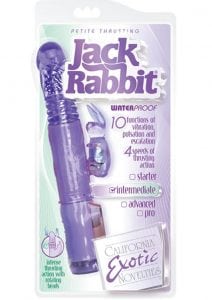Petite Thrusting Jack Rabbit Purple