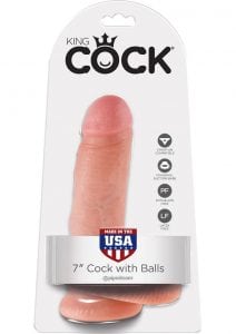 King Cock 7 Cock W/balls Flesh