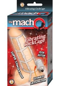 Macho Vibrating Cockcage Clear