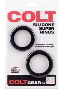 Colt Silicone Super Rings Black 2 Pack