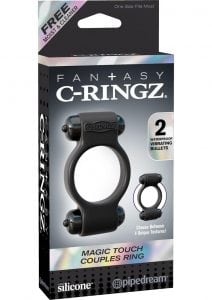 Fantasy C-Ringz Magic Touch Couples Ring Black