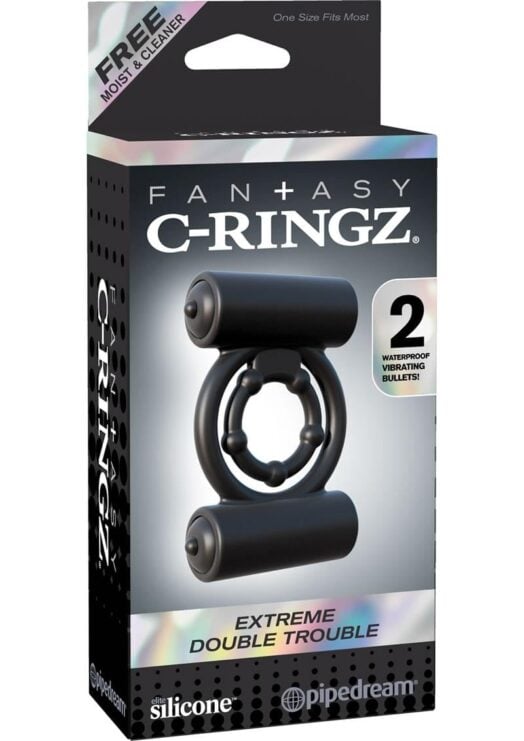 Fantasy C-Ringz Extreme Double Trouble Black