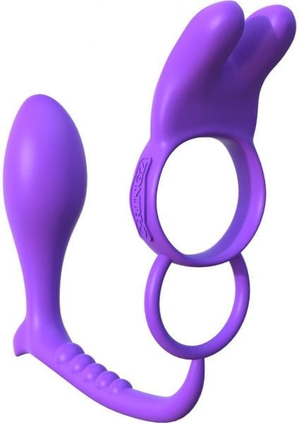 Fantasy C-Ringz Ass Gasm Vibrating Rabbit Purple