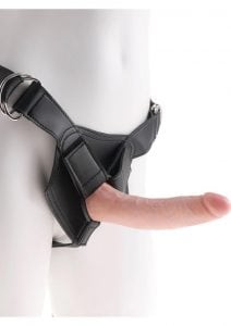 King Cock Strap On Harness 7 Cock Flesh