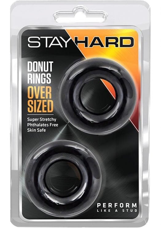 Stay Hard Donut Rings Oversized