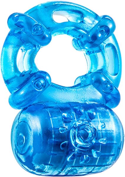 Stay Hard Reusable 5 Function Cock Ring Blue