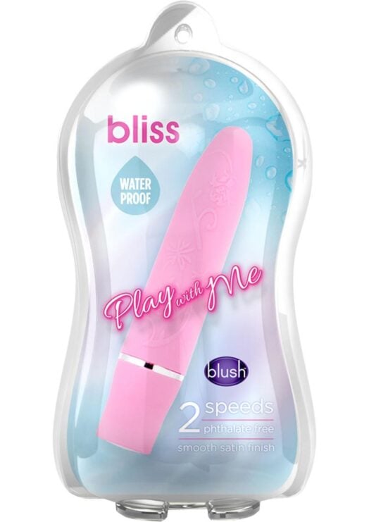 Play With Me Bliss Mini Vibe Waterproof Pink 4 Inch