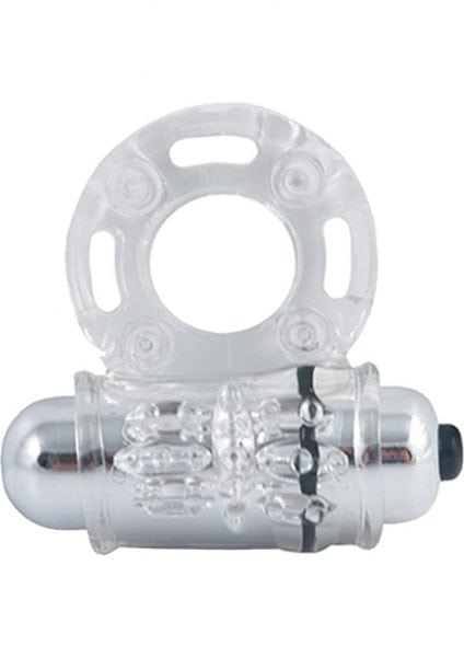 Stay Hard Vibrating Bull Ring Waterproof Clear