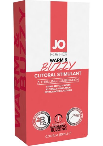 Jo For Her Warm and Buzzy Clitoral Cream 10ml