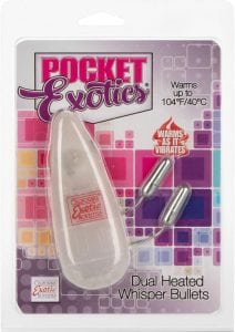 Pocket Exotic Dual Heated Whisper Bullet