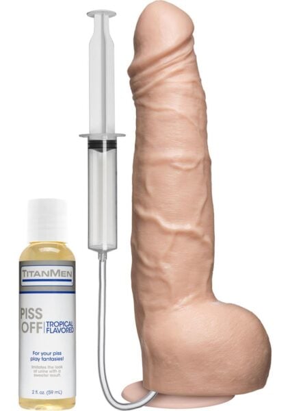 Titanmen Piss Off Vaculock Dildo Vanilla