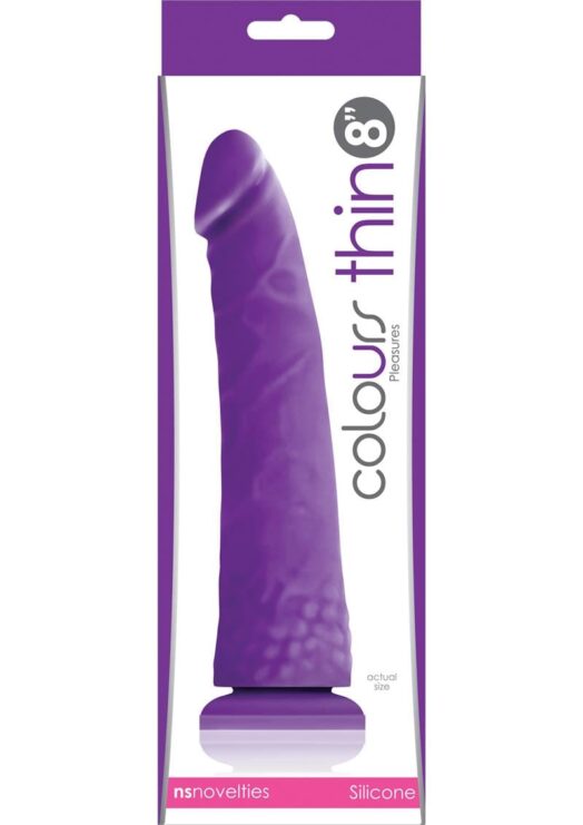 Colours Pleasures Dong Thin 8 Purple