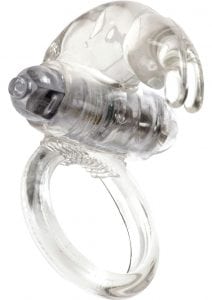 Linx Classic Rabbit Cock Ring Clear