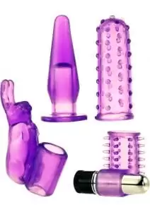 Kinx 4play Couples Kit Bullet Vibe Waterproof Purple