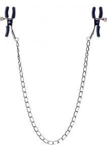 Kinx Squeeze and Please Nipple Clamps With Chain