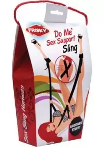 Frisky Do' Me Sex Support Position Sling Black