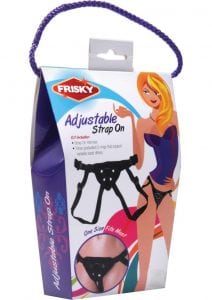 Frisky Adjustable Strap On Harness Black