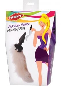 Foxxxy Fanny Tail Vibe White Anal Plug