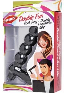 Double Fun C-ring With Double Penetration Vibe