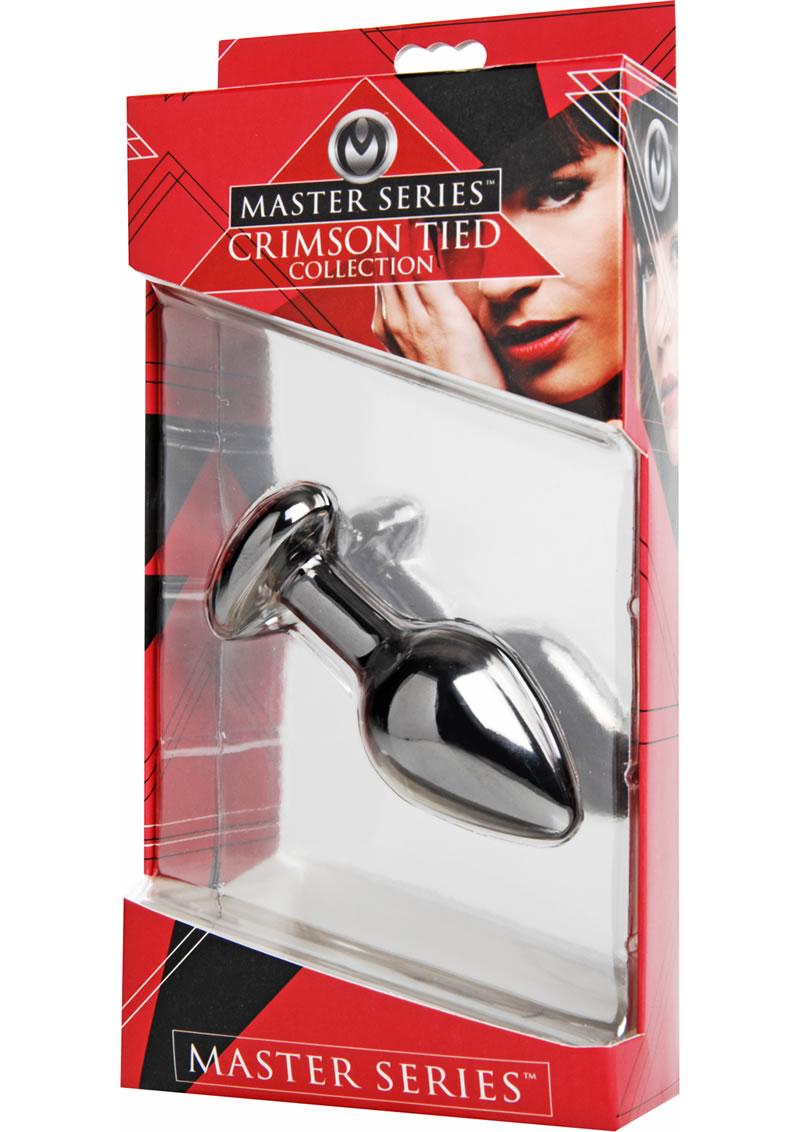 Master Series Stainless Steel Butt Plug 3 2 X 1 2 X 1 2