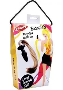 Frisky Butt Plug with Blonde Pony Tail