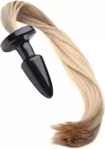 Frisky Butt Plug with Blonde Pony Tail